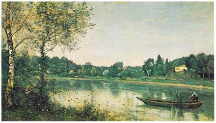 J.b.c. Corot - L'étang De Ville D'avray Kunstdruk 30x24cm