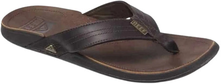 J-Bay III Heren Slippers - Dark Brown - Maat 47