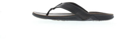 J-Bay III leren teenslippers donkerbruin - 40