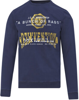 J.c rags rodman sweater Blauw - L