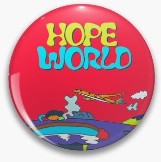 J-Hoop Hoop Wereld Album Art Zacht Email Pin Badge Decoratieve Kleding Badge Revers Pin Broche Sieraden