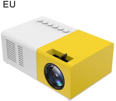 J9 Draagbare Mini Projector Hd 1080P Mini Led Projector Home Theater Av Usb Sd Tf Card Usb Draagbare Pocket beamer Pk YG300 EU