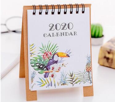 Jaar Eenvoudige Mini Cactus Kat En Peer Desktop Papier Kalender Dagelijks Scheduler Tafel Planner Jaarlijks Agenda Organisator 04