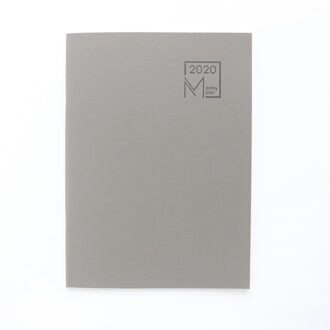 Jaar Kalender Schema Maandelijkse Planner Notebook Agenda Organizer B5 Notebook Briefpapier Bruin