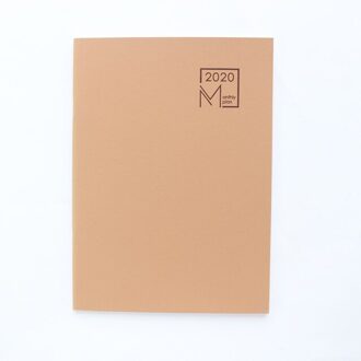 Jaar Kalender Schema Maandelijkse Planner Notebook Agenda Organizer B5 Notebook Briefpapier Oranje