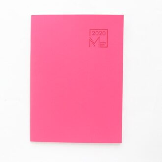 Jaar Kalender Schema Maandelijkse Planner Notebook Agenda Organizer B5 Notebook Briefpapier roos rood
