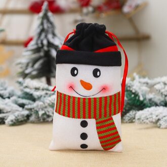 Jaar Kerst Boodschappentas Opslag Pakket Trekkoord Tas Kleine Portemonnee Reizen Vrouwen Doek Zak Kerstman Xmas 2