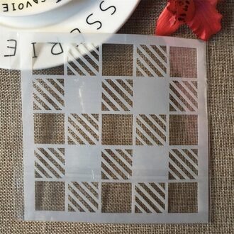 Jaarlijkse Best Verkopende 15*15Cm Diy Gelaagdheid Stencils Muur Schilderen Scrapbooking Stempelen Embossing Album Card Template 6