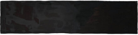 Jabo 2m² - Wandtegels Colonial Black Glans - 7,5x30 cm