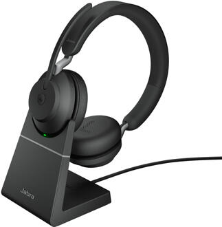 Jabra Evolve2 65 Link380a MS Stereo Stand Black