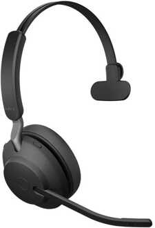 Jabra Evolve2 65 UC Mono + Stand - Bluetooth Headset - met standaard - op oor - omkeerbaar - draadloos - USB-A