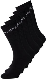 JACBASIC LOGO TENNIS SOCK 5 PACK Heren Sokken - Maat ONE SIZE