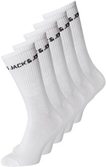 JACBASIC LOGO TENNIS SOCK 5 PACK Heren Sokken - Maat ONE SIZE