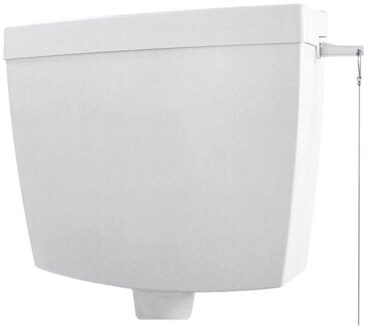 jachtbak hooghangende jachtbak 45x14x38 cm nylon koord TURCHESE CISTERN wit