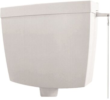 jachtbak hooghangende jachtbak 45x14x38 cm nylon koord TURCHESE CISTERN wit