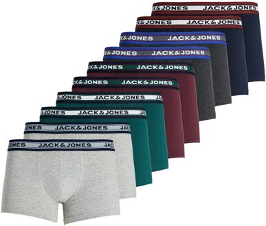 Jack & Jones ACCESSORIES JACSOLID TRUNKS 10 PACKS Heren Onderbroek - Maat GMS