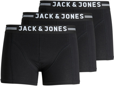 Jack & Jones ACCESSORIES SENSE TRUNKS 3-PACK NOOS Heren Onderbroek - Maat M