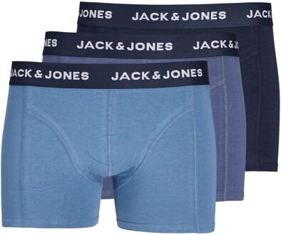 Jack & Jones Alaska Trunk Boxershorts Heren (3-pack) blauw - donkerblauw - S