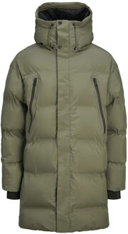 Jack & Jones Alpha long puffer - maat Groen