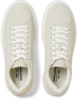 Jack & Jones Aspire Cupsole Polyurethaan Heren Moonbeam Sneakers Wit - EU 40.5 / UK 7