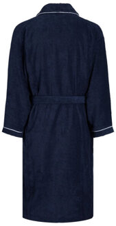 Jack & Jones Badjas heren badstof jacpiping bathrobe navy r Blauw - L / XL