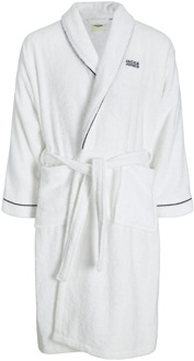 Jack & Jones Badjas heren badstof jacpiping bathrobe Wit - L-XL