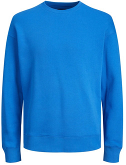 Jack & Jones Basic Langarmshirt Pullover Jack & Jones , Blue , Heren - 2XL