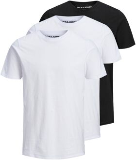 Jack & Jones Basic Shirts Heren (3-pack) zwart - wit - M