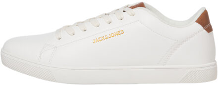 Jack & Jones Boss Sneakers Heren wit - bruin - 41