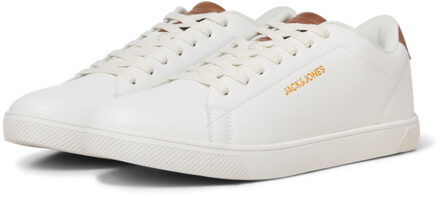 Jack & Jones Boss Sneakers Heren wit - bruin - 43