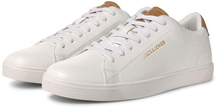 Jack & Jones Boss Sneakers Heren wit - bruin - 44