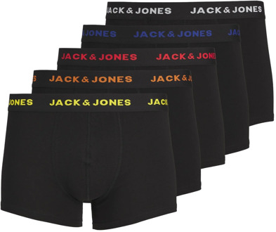 Jack & Jones Boxershorts heren jacblack friday multipack 5-pack Zwart - L