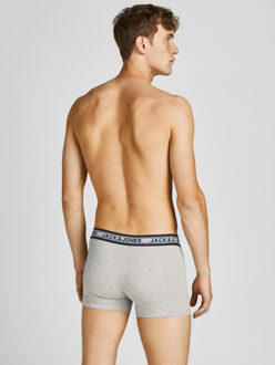 Jack & Jones Boxershorts heren trunks friday pack 5-pack dark grey melange Veelkleurig - L