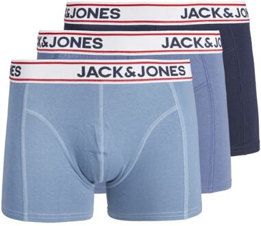 Jack & Jones Boxershorts JACJAKE Trunks 3-pack Vintage Blue / Navy-XXL - XXL