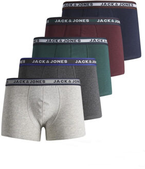 Jack & Jones Boxershorts jongens jacoliver 5-pack Veelkleurig - 128
