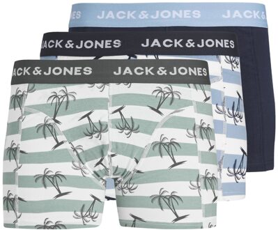 Jack & Jones Boxershorts jongens jacpalm print 3-pack Print / Multi - 128