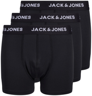 Jack & Jones Boxershorts jongens microfiber jacbase 3-pack Zwart - 128