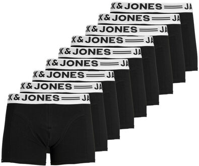 Jack & Jones Boxershorts SENSE Trunks 9-pack Zwart-S