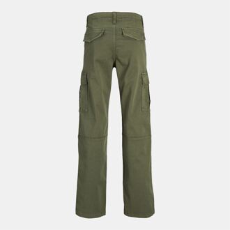Jack & Jones Boy's Jack Jones Juniors Kane Harlow Cargos in Green Groen - 4J / 104cm