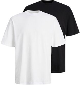 Jack & Jones Bradley Shirts Heren (2-pack) wit - zwart - M