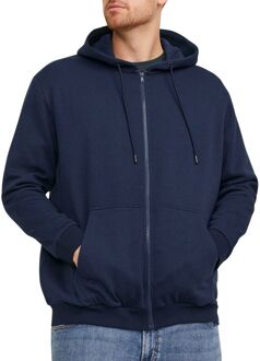 Jack & Jones Bradley Sweat Vest Heren (plussize) navy - 6XL