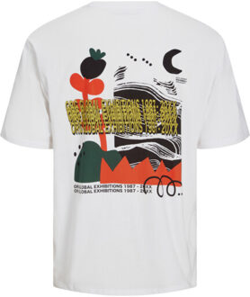 Jack & Jones Canon wide fit tee Wit - XL