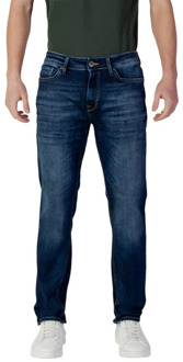 Jack & Jones Clark Original Jos 278 Regular Fit Jeans Heren Blue; Brown - 36