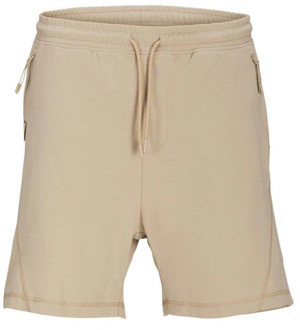 Jack & Jones Cloud Sweat Shorts in Beige Jack & Jones , Beige , Heren - L,M,S