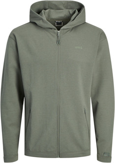 Jack & Jones Cloud zip sweat hood Groen