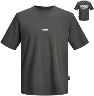 Jack & Jones Club Back Text Print SS Shirt Heren (plussize) - 3XL