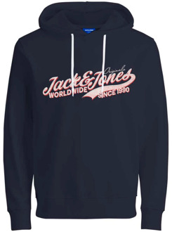 Jack & Jones Comfort Hoodie Sweatshirt Jack & Jones , Blue , Heren - 2Xl,Xl,L,M