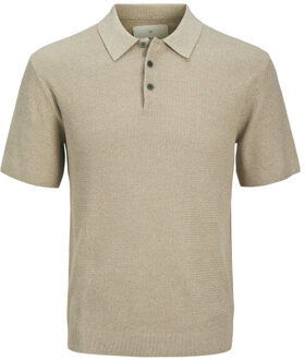 Jack & Jones Cooper knit polo Beige - L