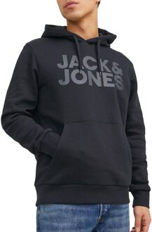 Jack & Jones Corp Logo Hoodie Heren zwart - M