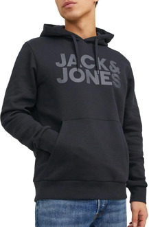 Jack & Jones Corp Logo Hoodie Heren zwart - XXL